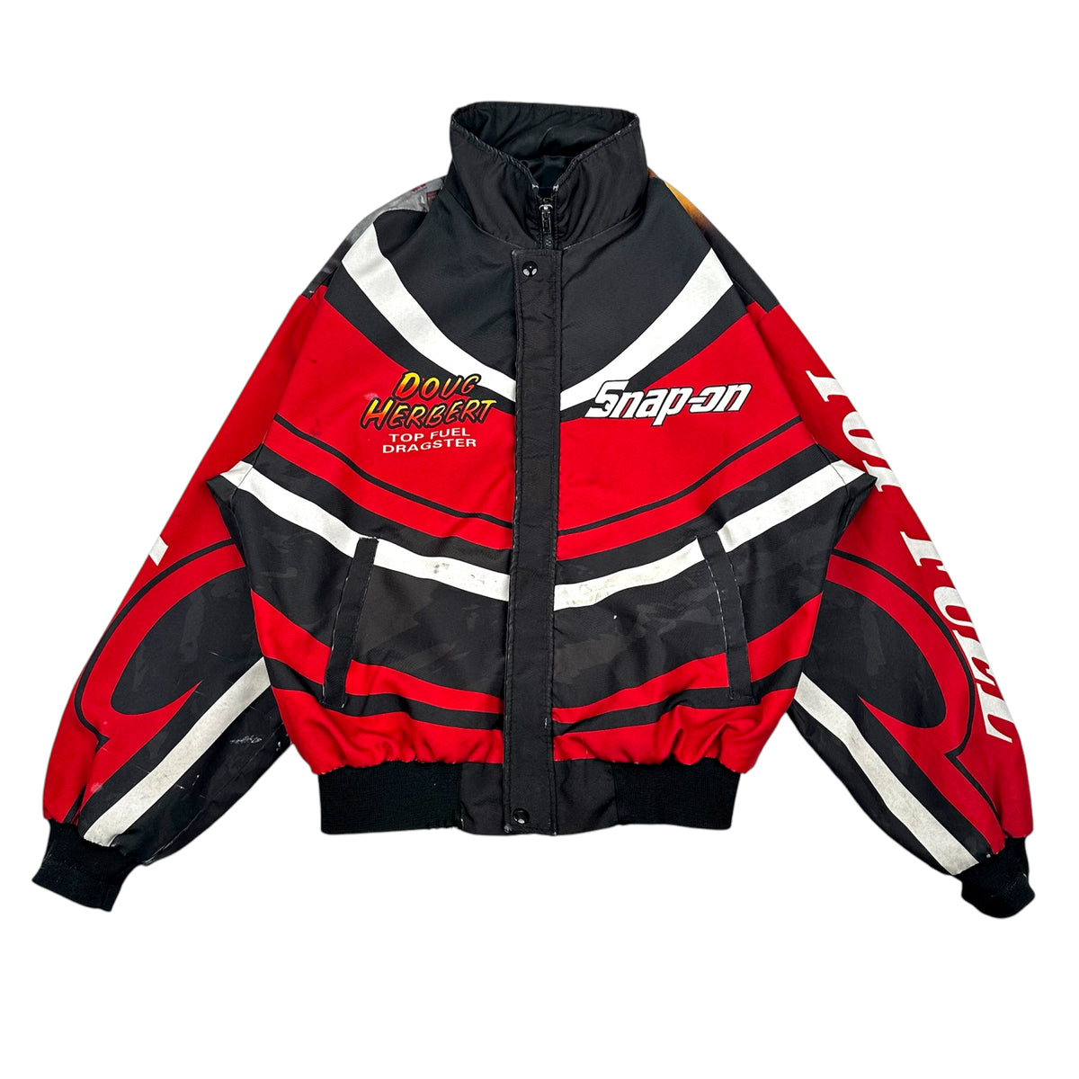 Vintage Doug Herbert Snap-On Drag Racing Bomber Jacket - M